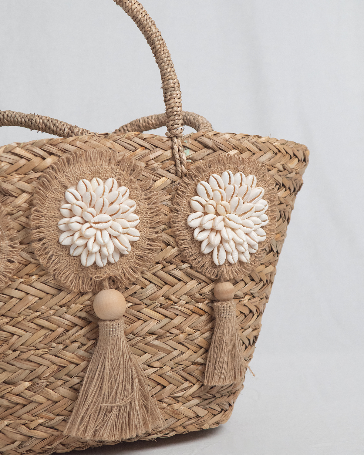 Bolso de mimbre Lúa