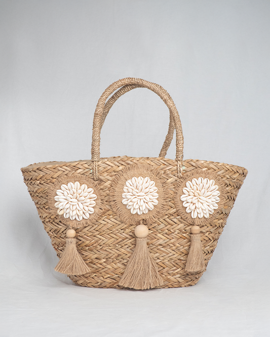 Bolso de mimbre Lúa
